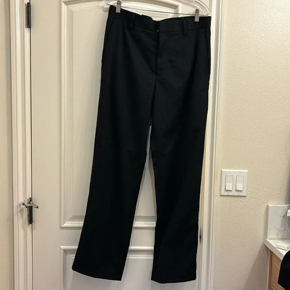 NWT H and M woman's black relaxed fit slacks - Picture 1 of 11